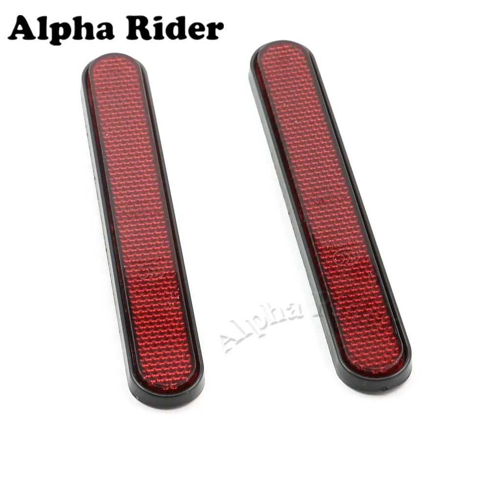 2 шт. задний отражатель крыло чехол Предупреждение для Harley Sportster XL 883 1200 48 Road Glide