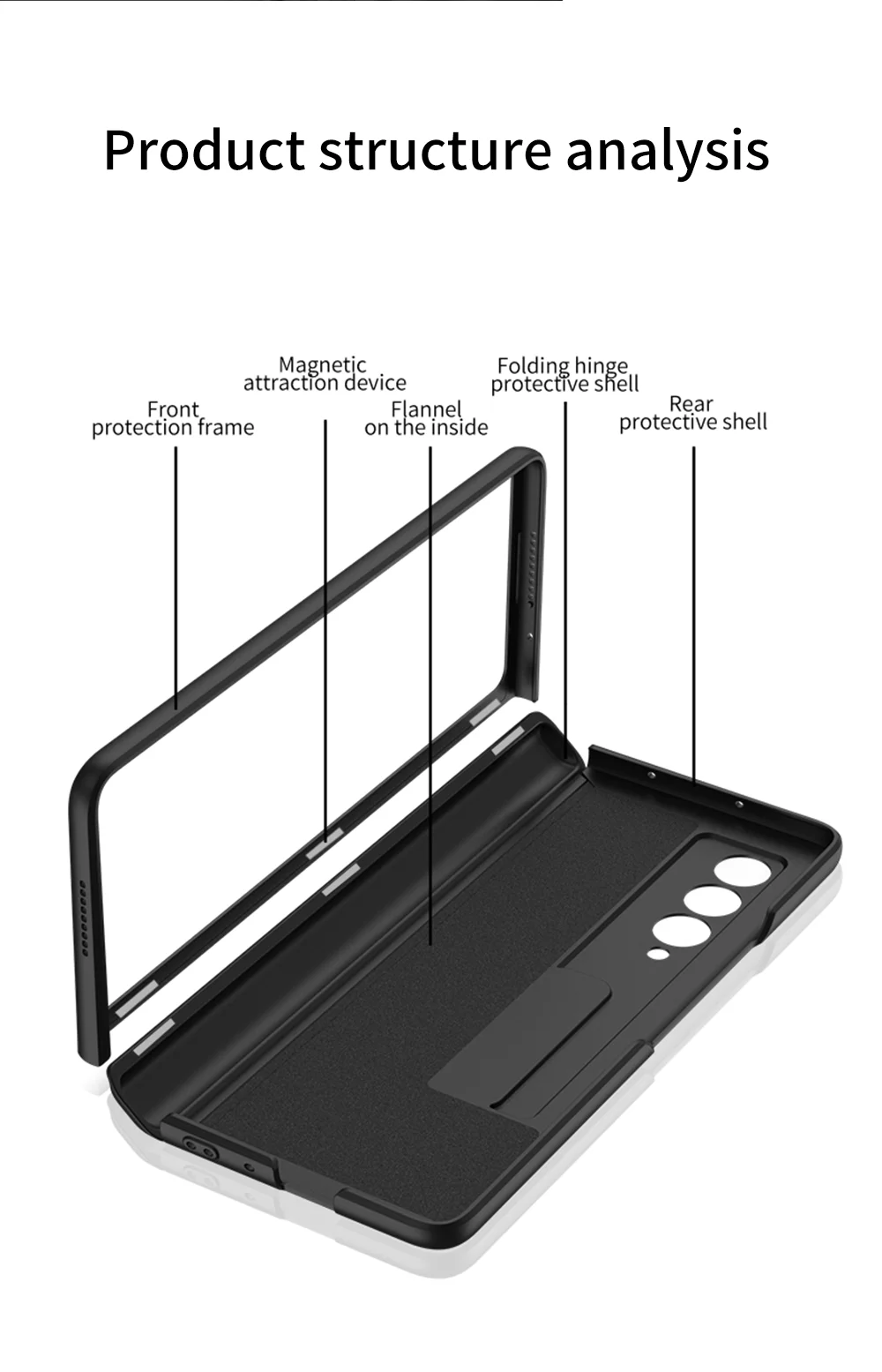 Từ Chân Đế Ốp Lưng Dành Cho Samsung Galaxy Samsung Galaxy Z Gấp 3 Ốp Lưng S Khe Cắm Bút Z Gấp 3 Ốp Lưng Đựng Bút Z Gấp 3 Spen Ốp Lưng samsung silicone