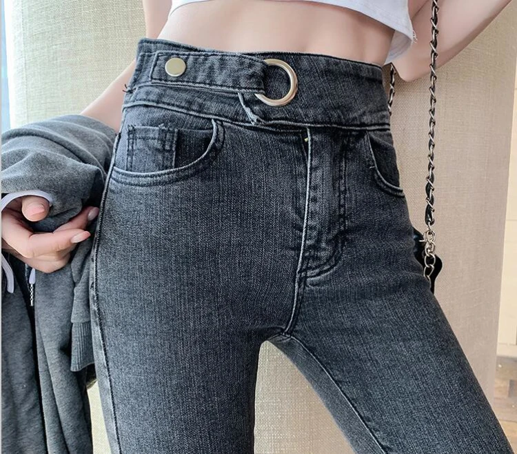 Winter Jeans Female High Waist Denim Skinny Warm Jeans for women Mujer Velvet Pencil Pants Stretch Pantalon Femme