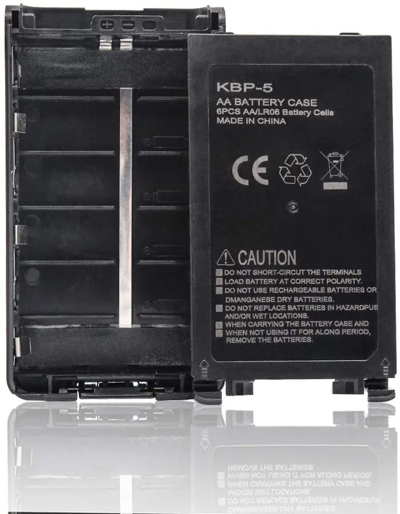 KBP-5 AA Alkaline Refillable Battery Case Compatible for Kenwood Radio TK-2140 TK-2160 TK-2170 TK-2360 TK-3140 TK-3160 TK-3170 3