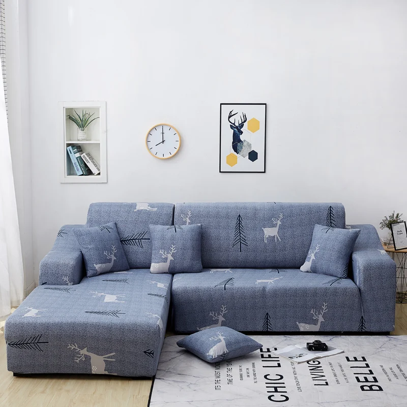 2pcs Flamingo Printed Covers For Sofa L Shape Living Room L Shaped Couch Slipcover Case Chaise Longue Corner Sofa Cover Elastic Buy At The Price Of 19 34 In Aliexpress Com Imall Com