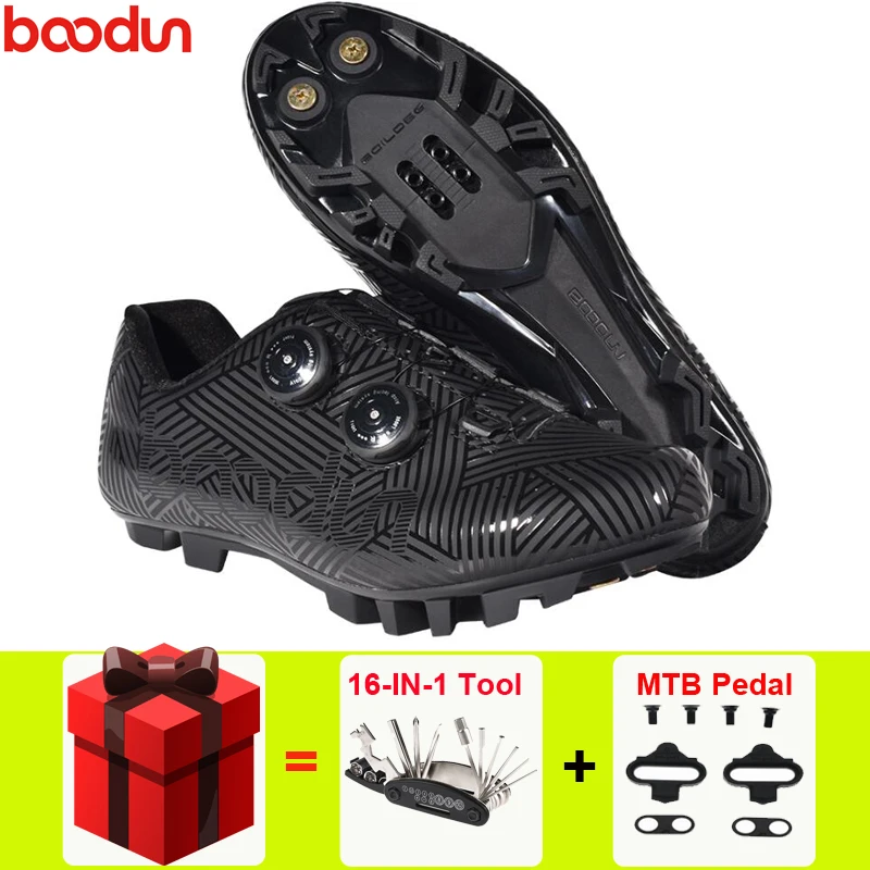 16-IN-1 Tool Кроссовки для велоспорта, мужские кроссовки, sapatilha ciclismo, mtb, горный велосипед, добавить набор педалей, мужские кроссовки, самоблокирующиеся, велосипедная обувь - Цвет: 16-IN-1 Tool