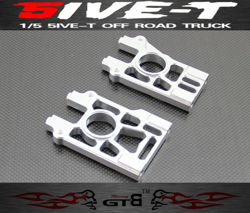 Aluminum center diff mount set for losi 5iveT KMx2 rovan LT silver color | Игрушки и хобби
