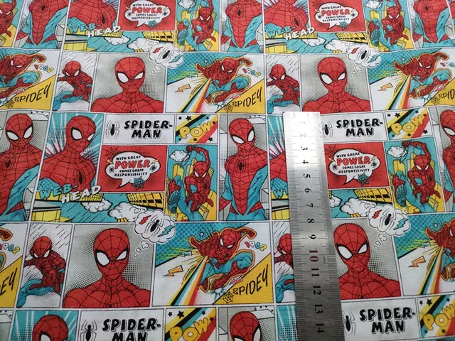 Spidey and Friends Cotton Fabric Stickers