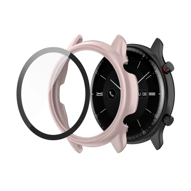 Screen Protector Case Cover for Xiaomi Huami Amazfit GTR 2 2e gtr2 Smart Watch Accessories Shell Full Cover Plating Protection 