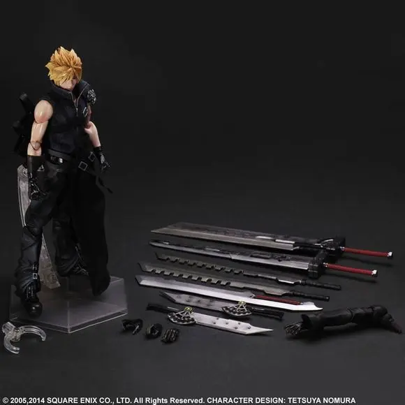 

Diffuse Dynamic Square Anime Piay Arts Change Final Fantasy 7 AC Advent Children Cloud Boxed Garage Kit