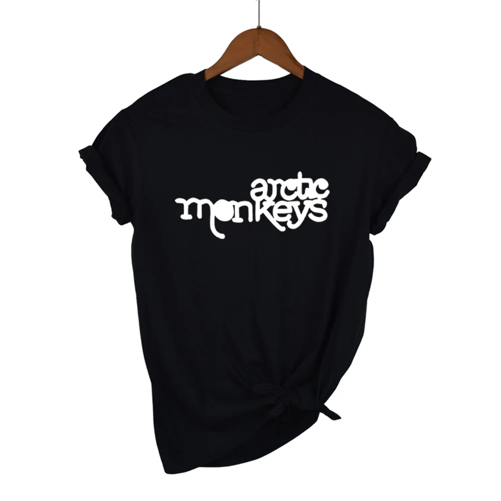 Arctic Monkeys футболка для женщин 2019 летние топы с коротким рукавом и О-образным