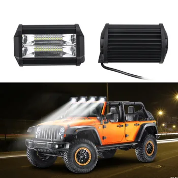 

Automobile LED Work Light 5 Inch 24 Lamp 72W Three Item Double Row LED Strip Lamp