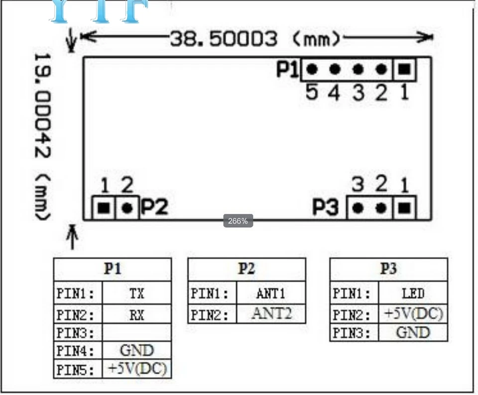 125 кГц RFID считыватель Модуль RDM6300 UART Выход Система контроля доступа