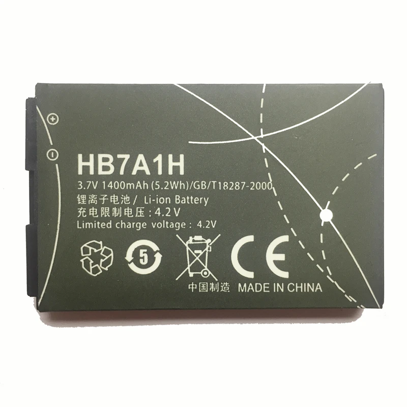 Фонарь с аккумулятором HB7A1H для Huawei Ascend C6100 C2822 / E583C Router C2823 C2827 C2829 E5830 E585 E5 1400mAh |