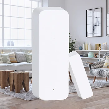 

Smart Window Door Magnet Sensor Security Alarm System Magnetic Switch for Home Burglar WiFi App Notification Alerts Battery