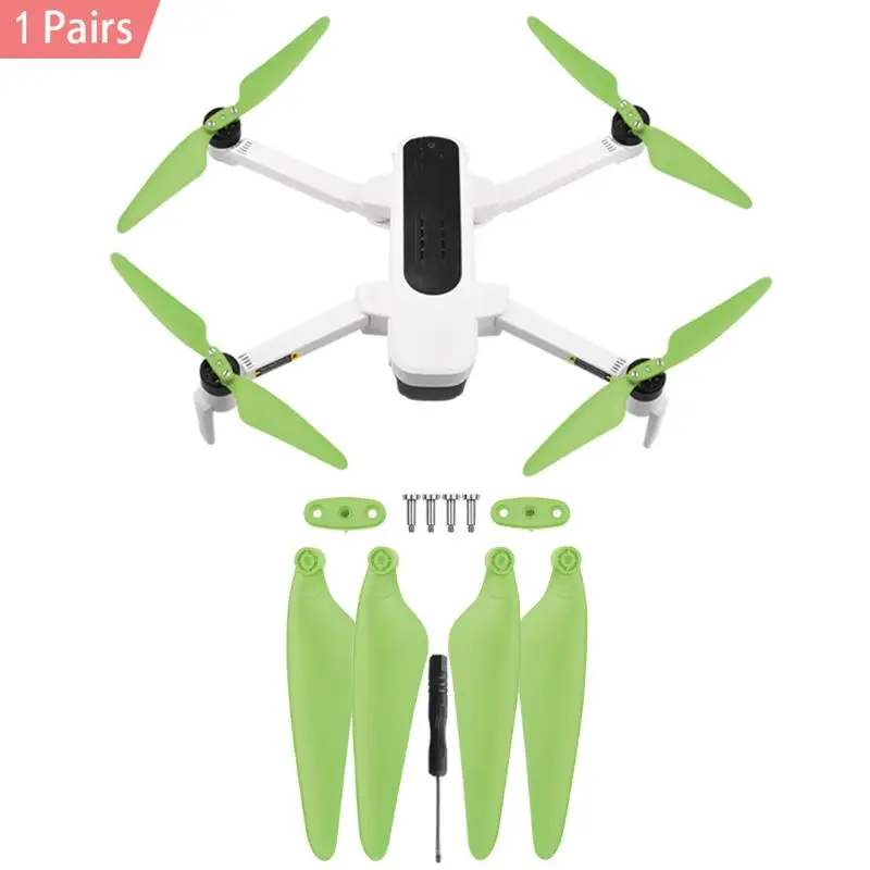 1/2/4 пары Quick Release Propeller лезвия для Hubsan Zino H117S антенна четырехосевой летательный аппарат дрона с дистанционным управлением аксессуары запасные Запчасти
