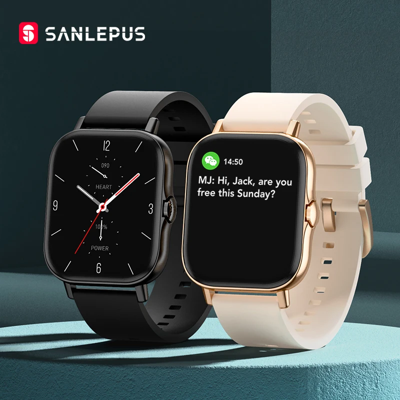 2021 NEW SANLEPUS 1.78 inch Smart Watch Men Women Waterproof Dial Call Smartwatch Wristwatch For GTS Android iOS Huawei 2