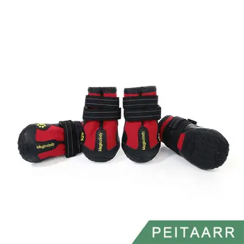 

[PEITAARR]Pet Supplies Dog Supplies Dog Shoes Rain Boots Non-slip Waterproof Reflective Strips Dog Shoes Dog Boots Dog Outing