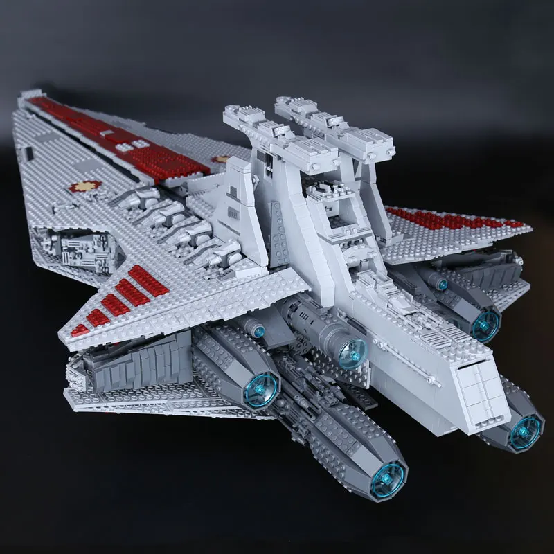 DHL 05077 Star Plan Toys Wars The UCS ST04 Звездная Республика Cruiser сборочные наборы строительные блоки кирпичи детские рождественские игрушки, подарки