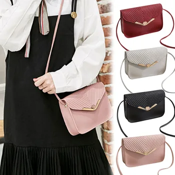 

2019 Newly Fashion Women PU Leather Shoulder Bag Crossbody Bag Tote Messenger Satchel Bags J9