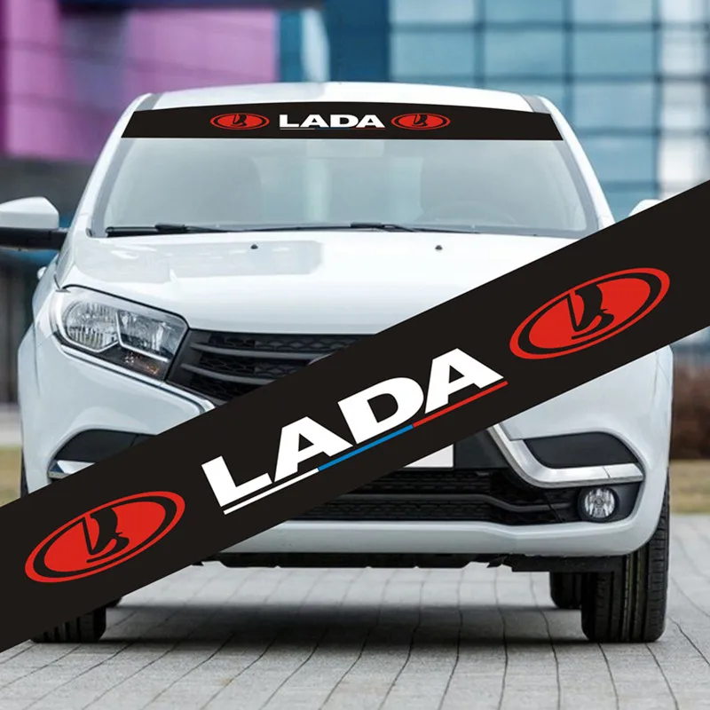 10 шт. тип лобовое стекло автомобиля наклейки для Лада Vesta SW Xray Cross Niva Калина приора автомобиль Стайлинг Аксессуары