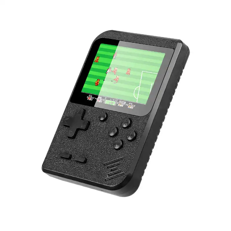 Black Портативная мини портативная игровая консоль 8 бит 2,8 цветной ЖК-экран портативная игровая консоль для игр детская 400 видеоигра - Цвет: Black