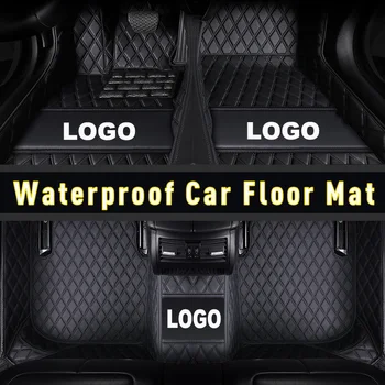 

CARFUNNY Waterproof leather car floor mats for Mercedes Benz E class W114 W123 W124 W210 W211 W212 AMG E43 car accessories