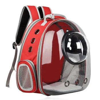 

Outdoor Travel Cat Bag Transparent Space Backpack Extensible Breathable Pet Carrier Bag Fshion Pet Backpack