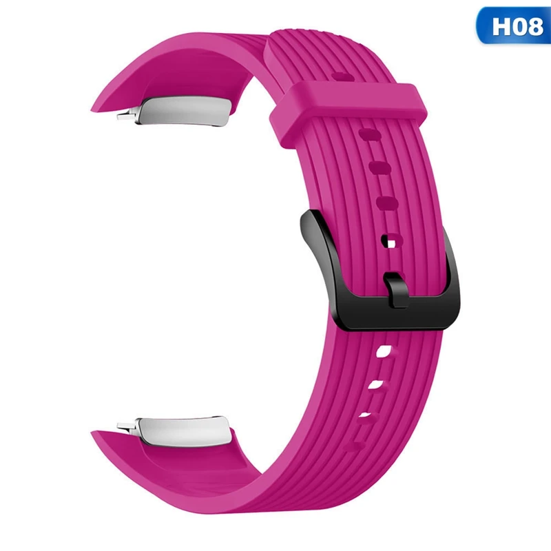 Ремешок для часов, сменный Браслет для samsung gear Fit 2 Pro, роскошный силиконовый ремешок для часов для samsung Fit 2, ремешок для SM-R360 - Цвет: H08
