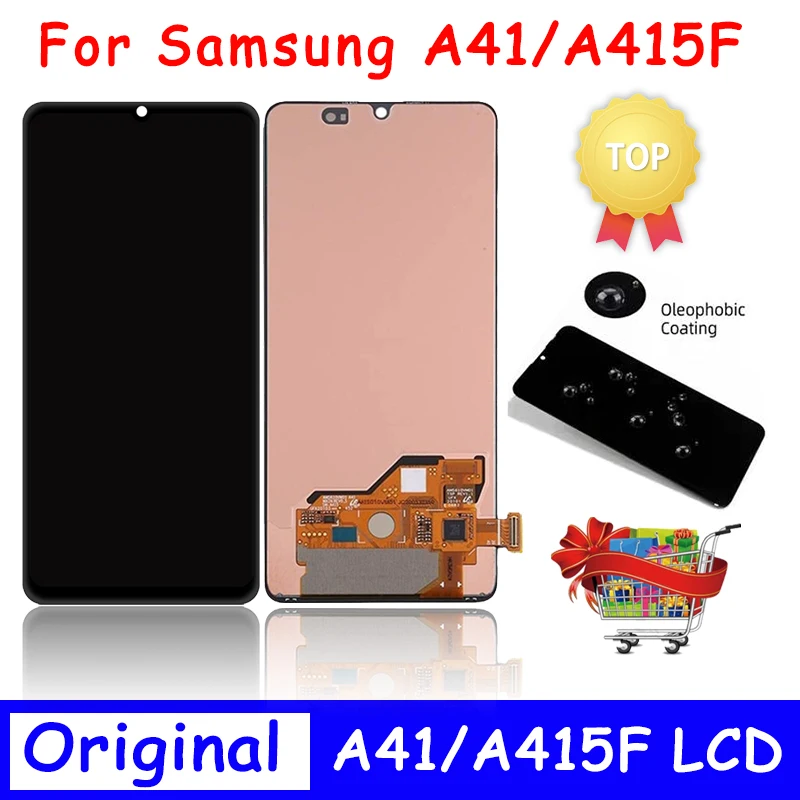 

100% Original For Samsung Galaxy A41 A415 SM- A415F SM-A415F/DS LCD Display Touch Screen Digitizer Assembly Replacement Part
