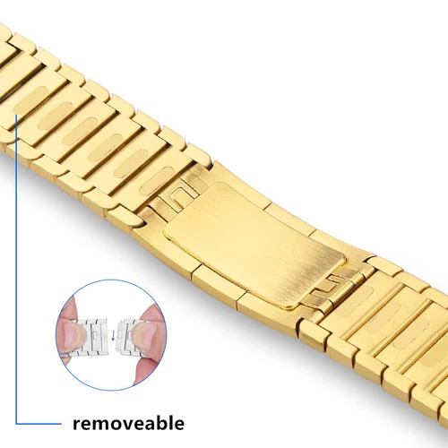 Gen.6 сопутствующий браслет, ремешок для apple watch band 44 мм 40 мм, 42 мм, 38 мм, версия наручных часов iwatch, ремешок apple watch 5/4/3/2/1 браслет из нержавеющей стали - Цвет ремешка: good-2