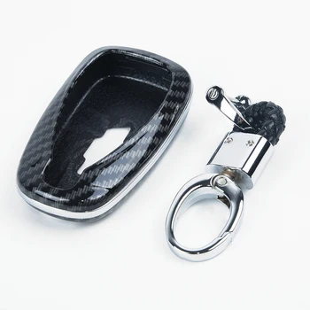 

Dustproof Car key case Accessories Carbon Fiber Style Cover Fob Keychain For Chevrolet Equinox Camaro