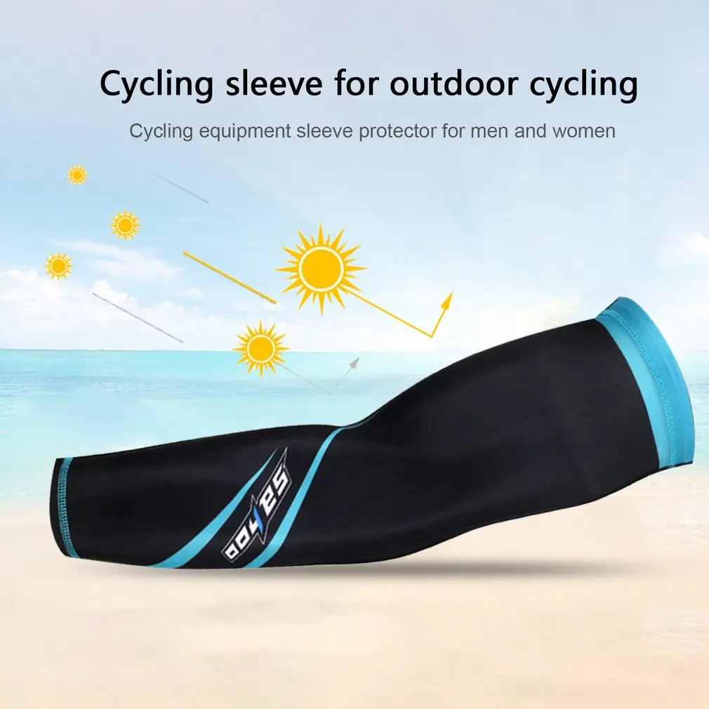 SAHOO 451267 Bicycle Outdoor Sports Cycling Sleeves Sun Protection Lycra Breathable Thin Summer Men And Women Sleeves