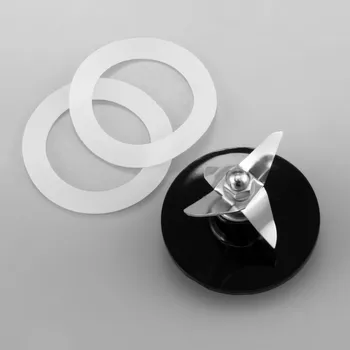

3pcs/set Blender Blade Cutter with Rubber Sealing Gasket Replacement Fit for Cuisinart Blender Black Kitchen Blender Parts