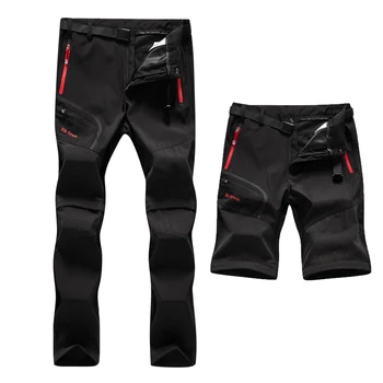 

2019 Men New Summer Autumn Spring Quick dry Waterproof Breathable Camp Climb Fish Trek Hike Detachable Leg Pant Sport Trousers
