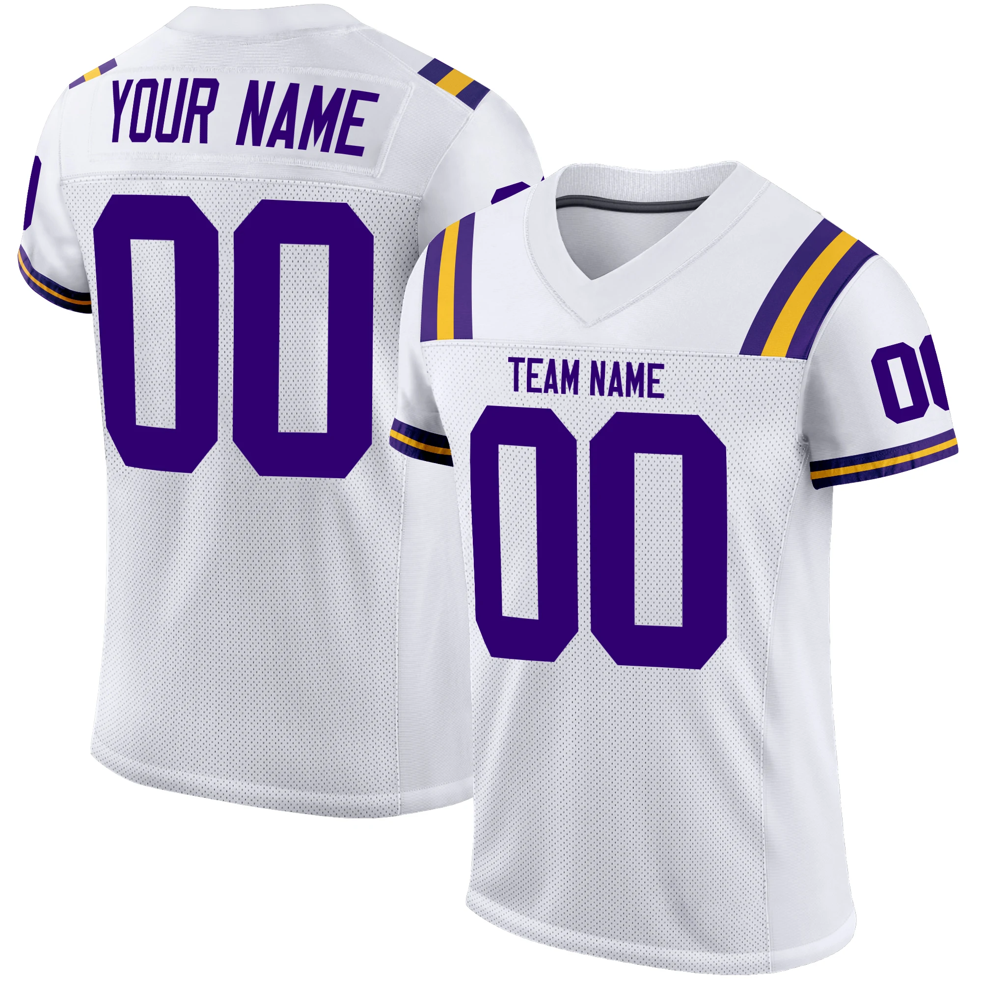 Customized Football Jersey Design Your Own Team Name&ampNumber Embroidered Mesh Soft Active Training Sportswear for Male/Lady/Youth | Спорт и