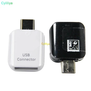 

100pcs 2017 Newest s8 Type-C to USB OTG Adapter Connector for Samsung Galaxy S8 S8 Plus