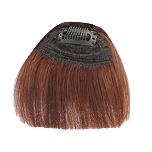 Light Brown Thin Тонкие/толстые девушки мини бесшовные поддельные взрыва парик с челкой парик наращивание волос - Цвет: Light Brown Thin
