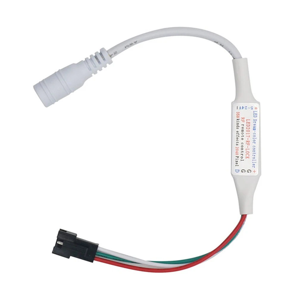 WS2812B/WS2811 чувствительные РЧ Беспроводные аксессуары Пиксельная Светодиодная лента пластик DC 5~ 24 В мини 14 ключ пульт дистанционного управления домашний переключатель