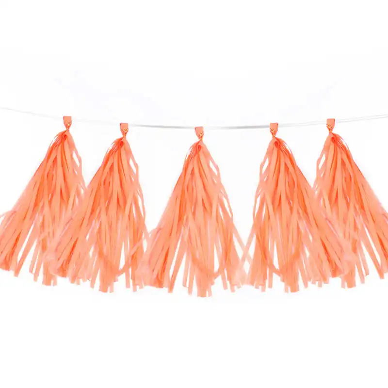 14 дюймов 35 см 5 шт. розовое золото черный серый кисточкой украшения из глянцевой бумаги вечерние настенные украшения Свадебные гирлянды день рождения банты - Цвет: D