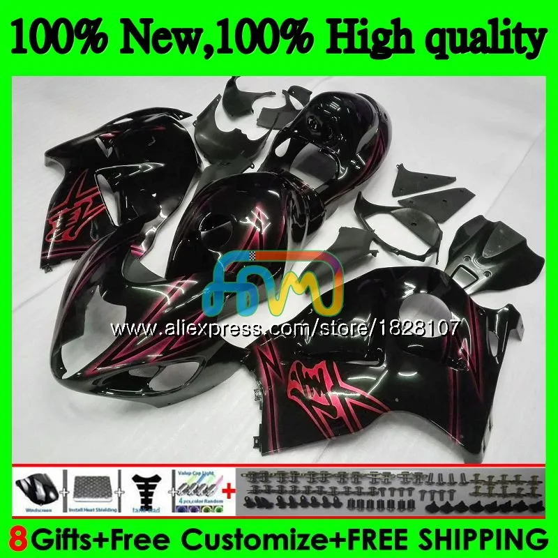 GSXR 1300 для SUZUKI Hayabusa GSXR-1300 красный черный 2002 2003 2004 2005 2006 2007 49BS. 174 GSXR1300 96 02 03 04 05 06 07 обтекатель - Цвет: No. 1