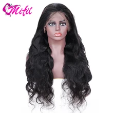 Mifil 13x4 волнистые парики для волос для женщин, перуанские волосы с неповрежденной кутикулой, парики для волос