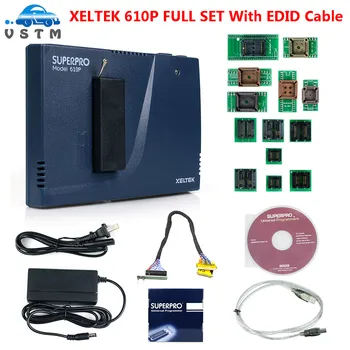 

100% Original XELTEK USB Superpro 610P Universal Programmer High Speed Device with 48 Universal Pin-drivers EDID Cable DHL Free