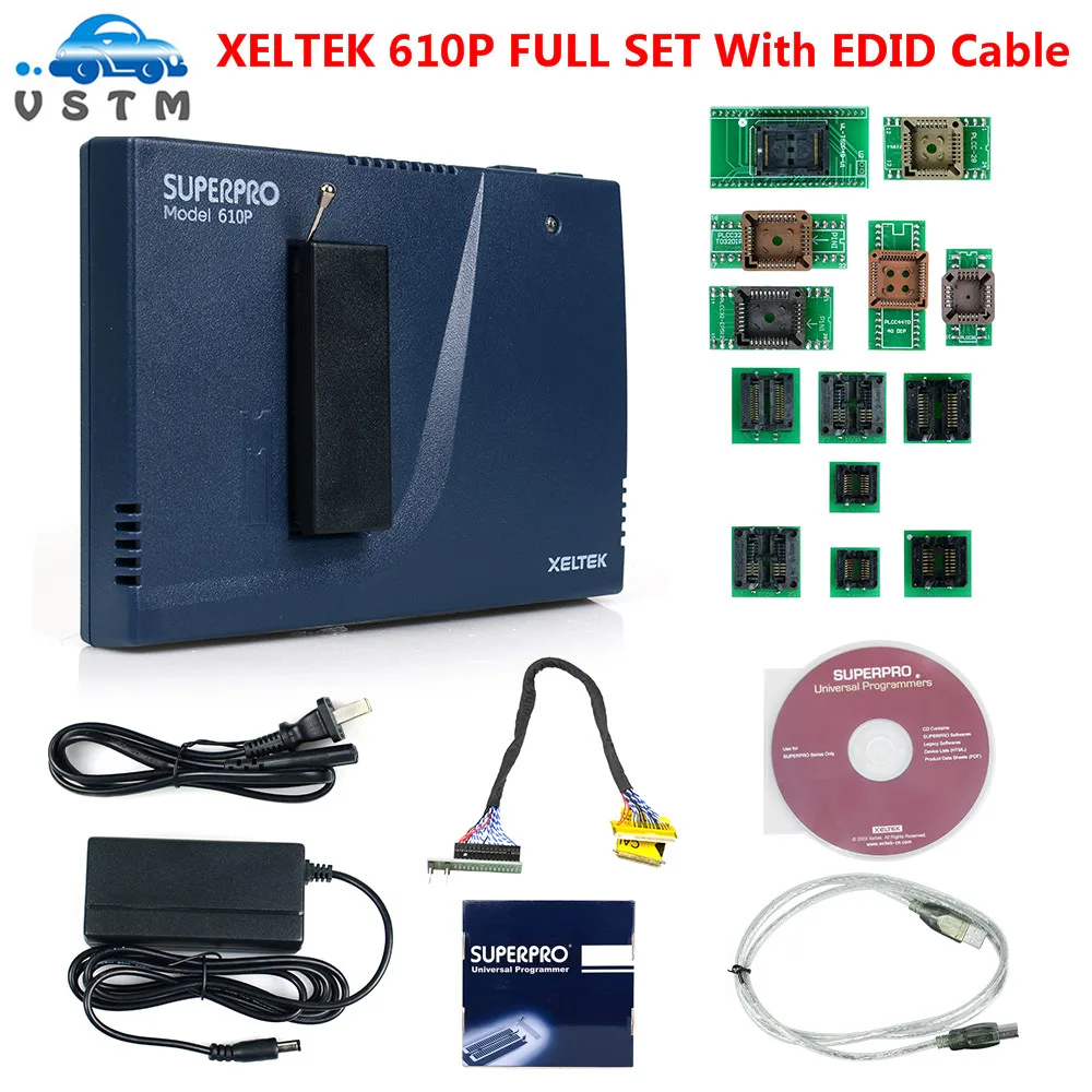 100% оригинальный XELTEK USB Superpro 610P Универсальный программатор высокоскоростное