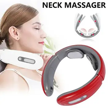 

Ordinary Style Cervical Spine Massager Multifunctional Hot Compress Electric Pulse Full-body Meridian Device Neck Care Device