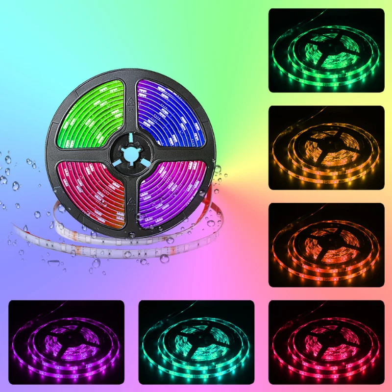 Светодиодный светильник RGB5050 SMD 5 м/10 м Wi Fi светодиодный источник