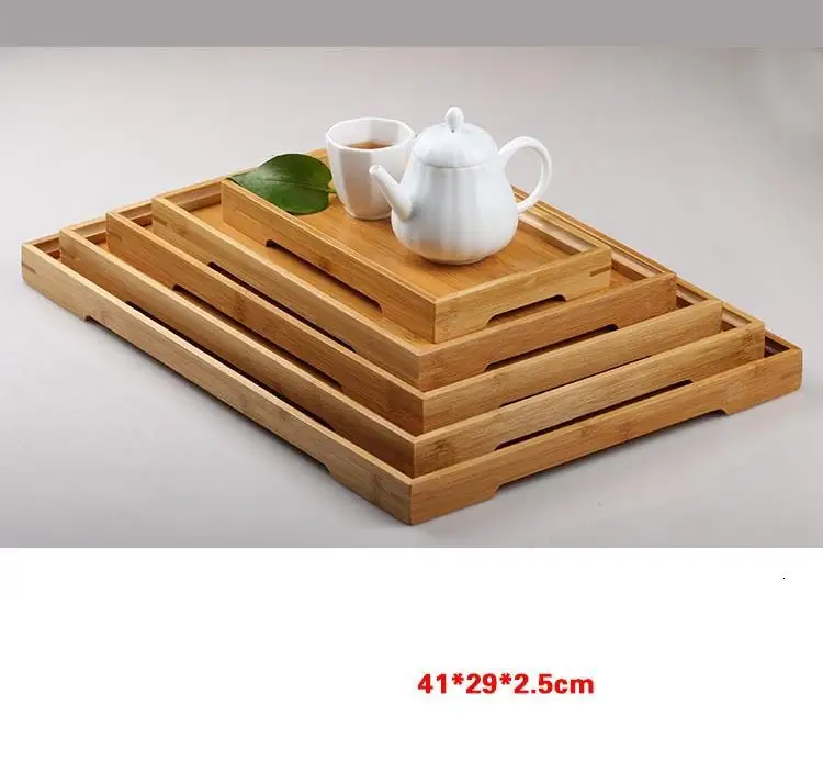 Набор Sunum Tepsi доска для сервировки высокие аксессуары Bandeja Para Servir чайная посуда Bamboo Serv Ing держатель Китайский Gongfu чайный поднос