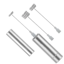 Красочный полностью автоматический ручной Электрический венчик из нержавеющей стали, кухонный миксер для молока