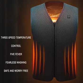 

Electric Vest Charging Intelligent Heating Vest Self-Heating Clothes Constant Temperature Warm Waist Vest Clothing