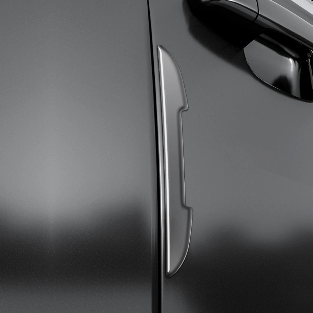 Car Acc Door Transparent Silicon Rearview Mirror Anti-collision Protection Strip Stickers For Volvo C70 C30 S80 RDESIGN T6 AWD