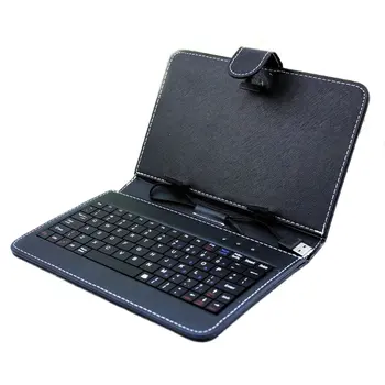 

Wireless Keyboard Case Portable PU Leather Protective Mobile Phone with Bluetooth Keyboard for Iphone 6 7 Smartphone / Universal