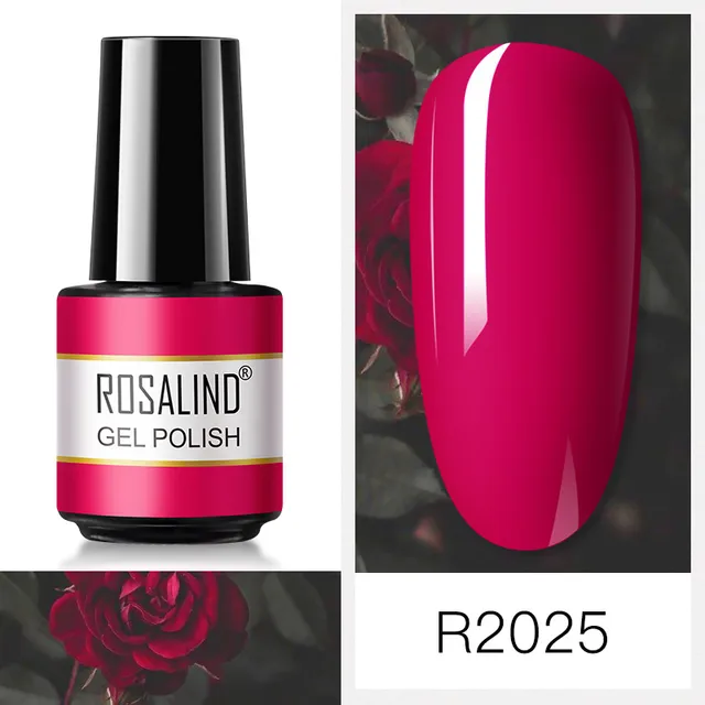 ROSALIND Nail Art 7ML Gel Polish 80 Color For Manicure Design UV Nail Polish Gel Lacquer Soak Off Semi Permanent Gel Nail Polish RAR2025
