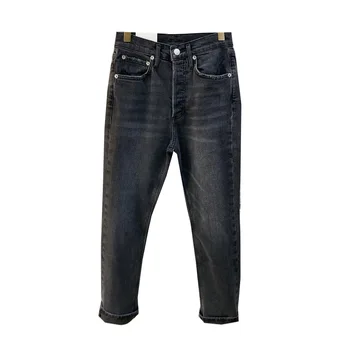 

Women Jeans Pants New High-waist New Jeans Straight Women Were Thin