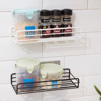 

Iron Art Bathroom Rack Shower Gel Shelf Toilet Toilet Hole Punched Washed Hanging Basket Wall Hangers Storage Rack